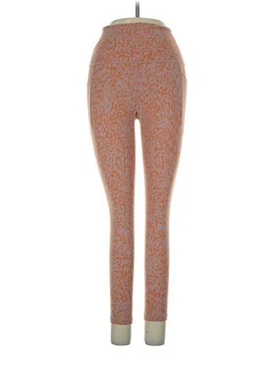 Pre-owned Athleta Leggings In Orange