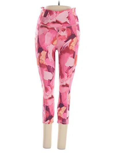 Pre-owned Athleta Leggings In Pink