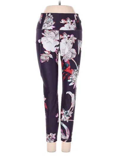 Pre-owned Athleta Leggings In Purple