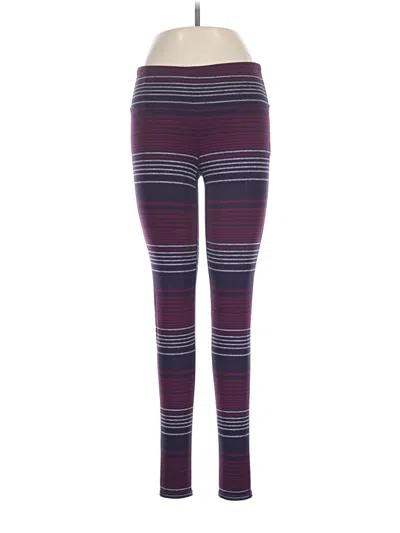 Pre-owned Athleta Leggings In Purple
