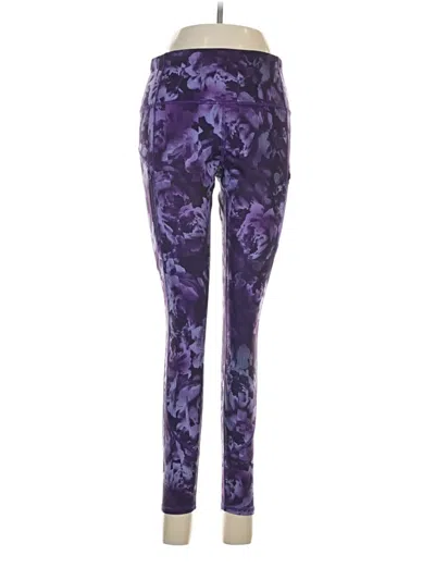 Pre-owned Athleta Leggings In Purple