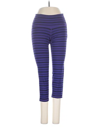 Pre-owned Athleta Leggings In Purple