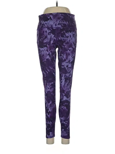 Pre-owned Athleta Leggings In Purple