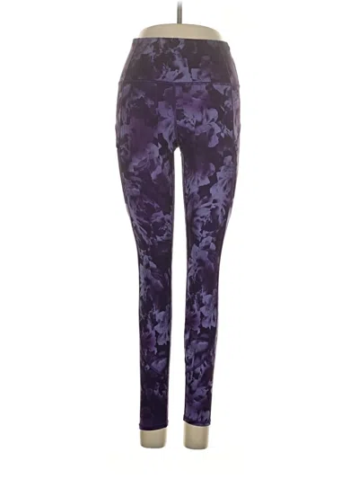Pre-owned Athleta Leggings In Purple
