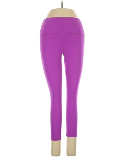 Pre-owned Athleta Leggings In Purple