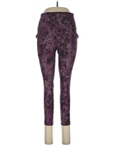 Pre-owned Athleta Leggings In Purple