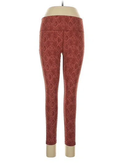 Pre-owned Athleta Leggings In Red