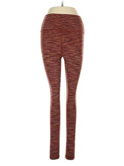 Pre-owned Athleta Leggings In Red