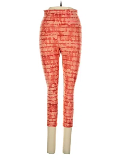 Pre-owned Athleta Leggings In Red