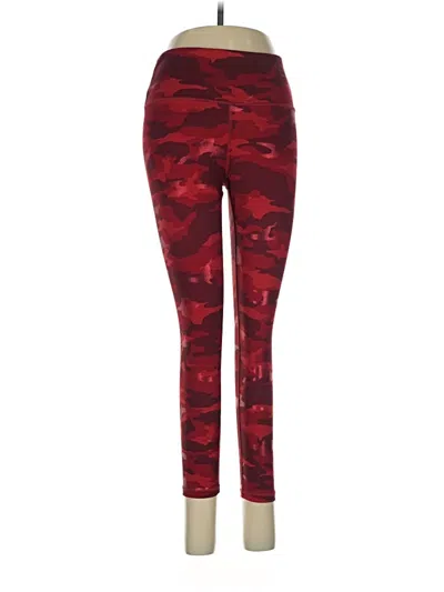 Pre-owned Athleta Leggings In Red