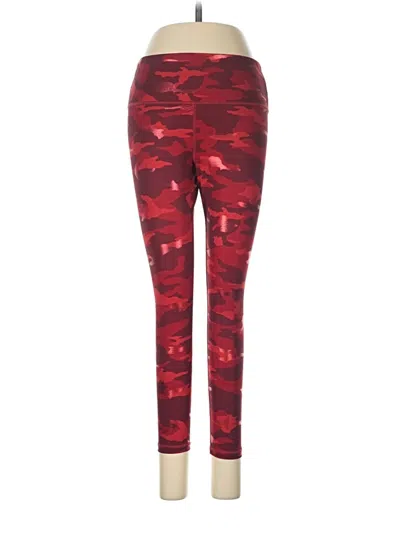 Pre-owned Athleta Leggings In Red
