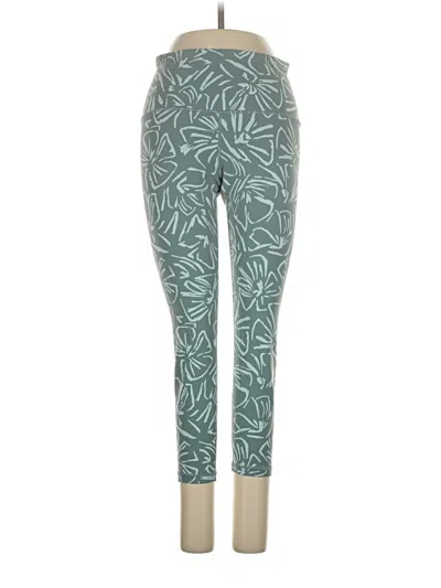 Pre-owned Athleta Leggings In Teal