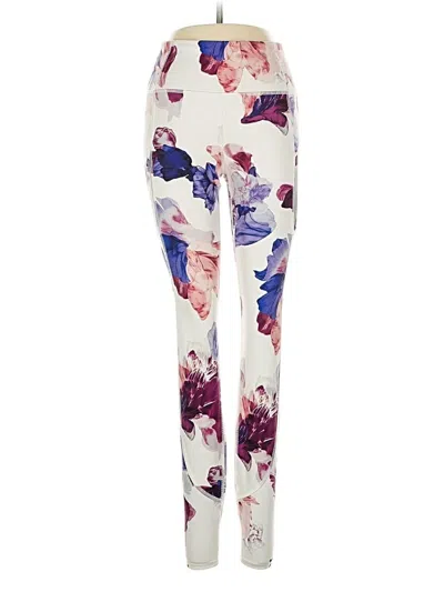 Pre-owned Athleta Leggings In White