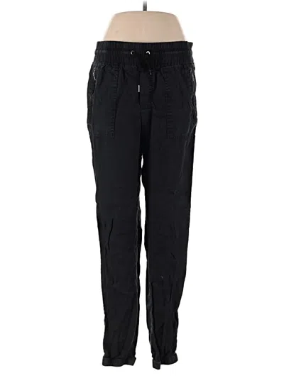 Pre-owned Athleta Linen Pants In Black