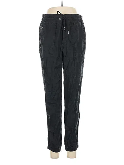 Pre-owned Athleta Linen Pants In Black