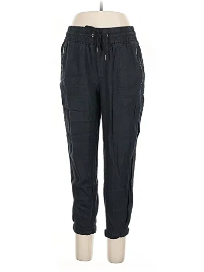 Pre-owned Athleta Linen Pants In Black
