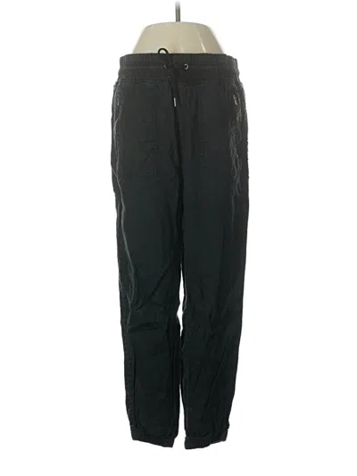 Pre-owned Athleta Linen Pants In Black