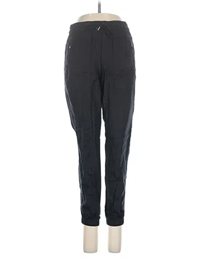 Pre-owned Athleta Linen Pants In Black