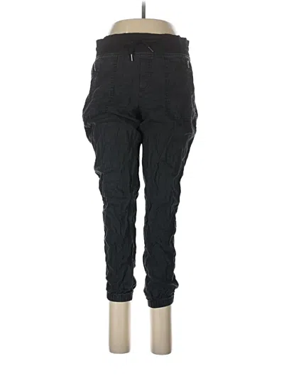 Pre-owned Athleta Linen Pants In Black