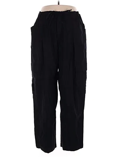 Athleta Linen Pants In Black