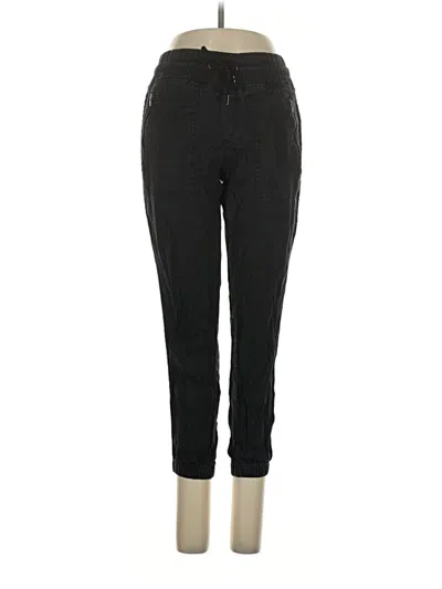 Pre-owned Athleta Linen Pants In Black