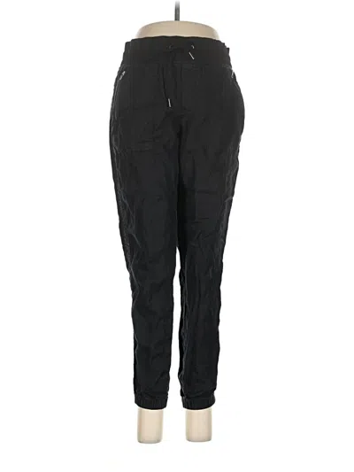 Pre-owned Athleta Linen Pants In Black