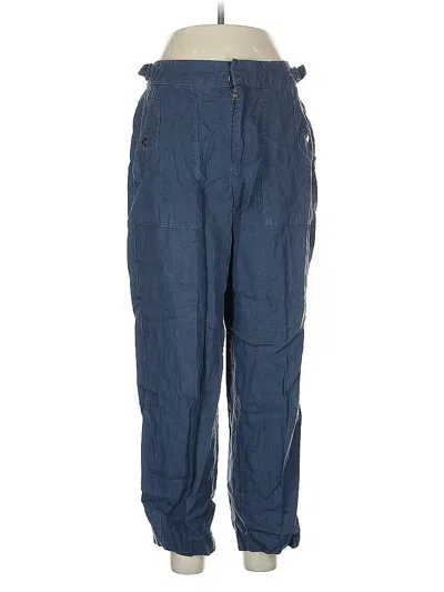 Pre-owned Athleta Linen Pants In Blue