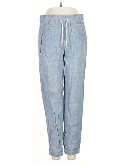 Pre-owned Athleta Linen Pants In Blue