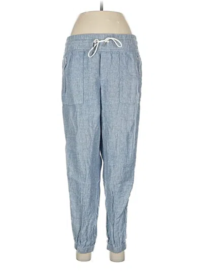 Pre-owned Athleta Linen Pants In Blue