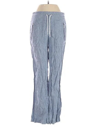 Pre-owned Athleta Linen Pants In Blue