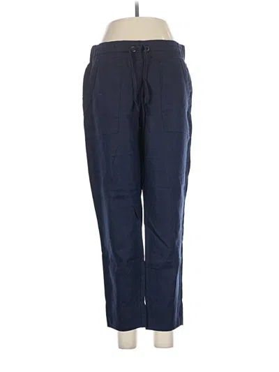 Pre-owned Athleta Linen Pants In Blue