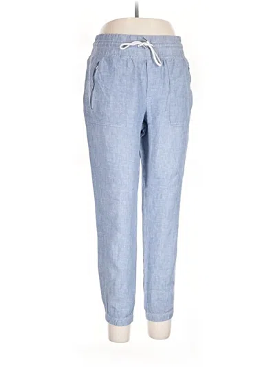 Pre-owned Athleta Linen Pants In Blue