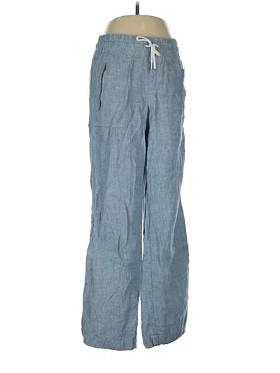 Pre-owned Athleta Linen Pants In Blue