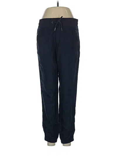 Pre-owned Athleta Linen Pants In Blue