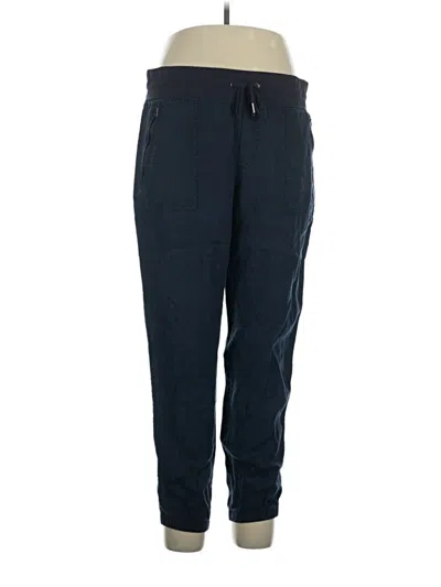 Pre-owned Athleta Linen Pants In Blue
