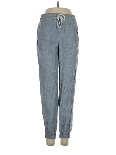 Pre-owned Athleta Linen Pants In Blue