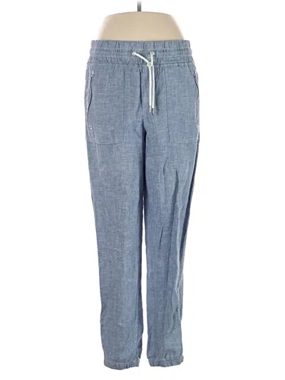 Pre-owned Athleta Linen Pants In Blue