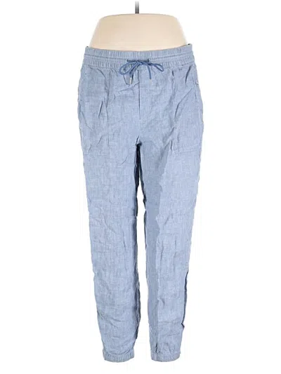 Pre-owned Athleta Linen Pants In Blue