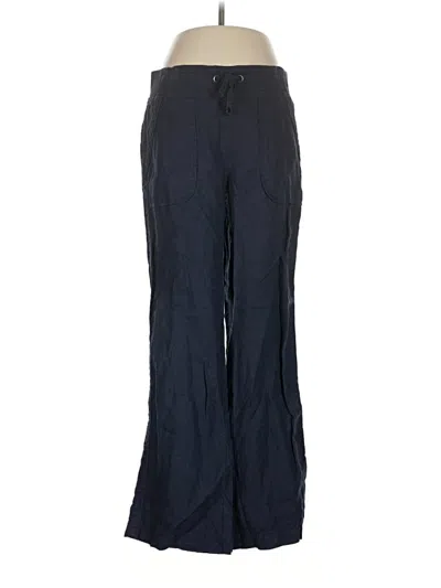 Pre-owned Athleta Linen Pants In Blue