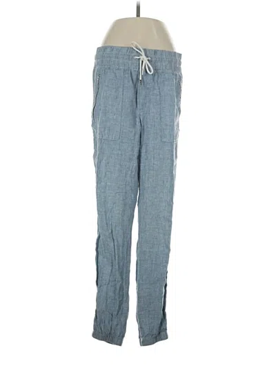Pre-owned Athleta Linen Pants In Blue
