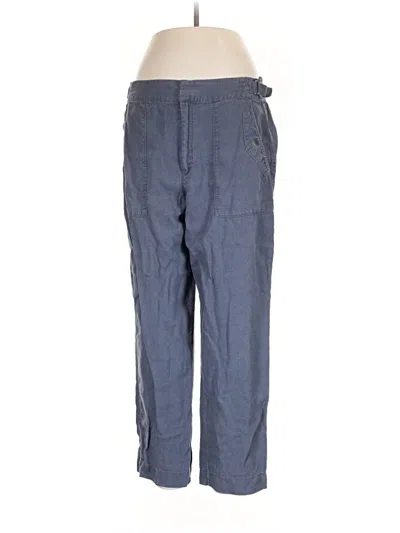Pre-owned Athleta Linen Pants In Blue