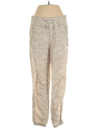 Pre-owned Athleta Linen Pants In Brown