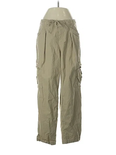 Pre-owned Athleta Linen Pants In Brown