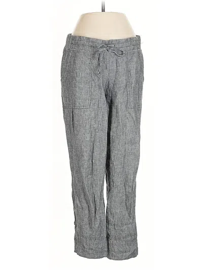 Pre-owned Athleta Linen Pants In Gray