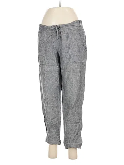 Pre-owned Athleta Linen Pants In Gray