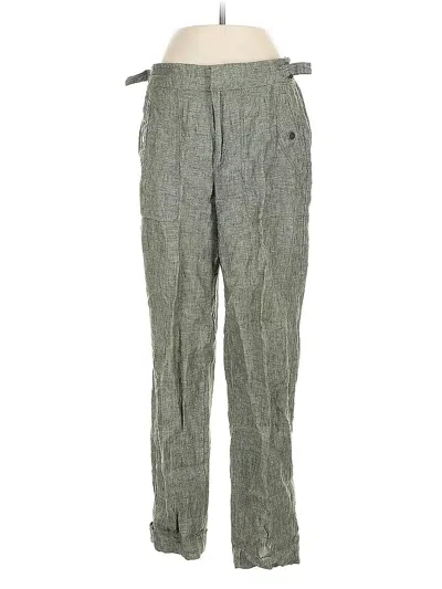 Pre-owned Athleta Linen Pants In Gray