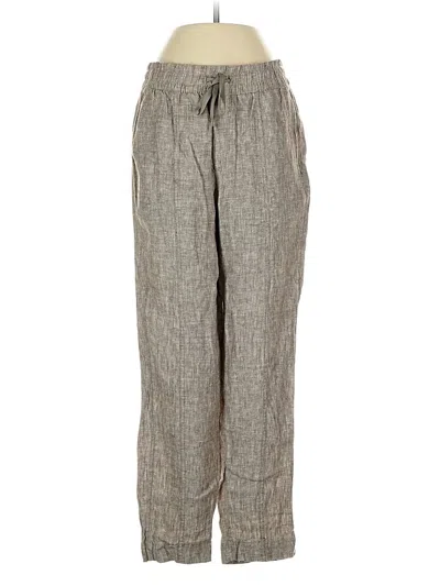 Pre-owned Athleta Linen Pants In Gray