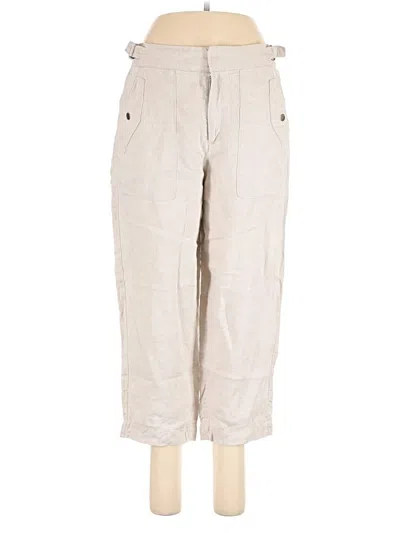 Pre-owned Athleta Linen Pants In Gray