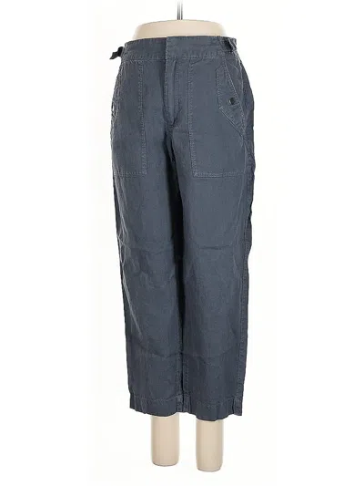 Pre-owned Athleta Linen Pants In Gray