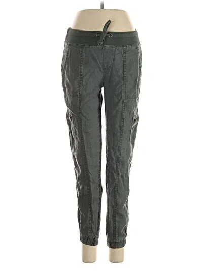 Pre-owned Athleta Linen Pants In Gray